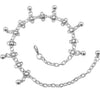 Antique Silver Flower Beach Bracelet